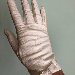 Vintage White Women's Kid Gloves